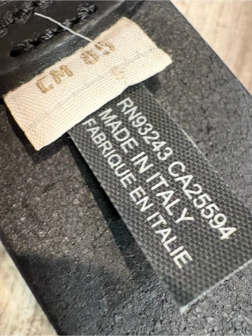Diesel 100% Cow leather Made In Italy Black Belt Mens 85CM SZ 32